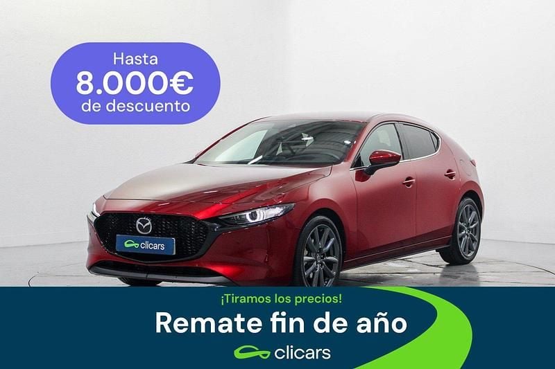 Rojo Usado 2021 Mazda 3 Berlina | 22.490 € (Buen precio) - Imagen 1/4