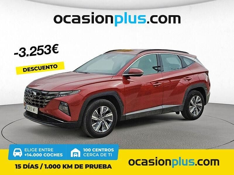 Rojo Usado 2023 Hyundai Tucson SUV | 21.390 € (Precio justo) - Imagen 1/4