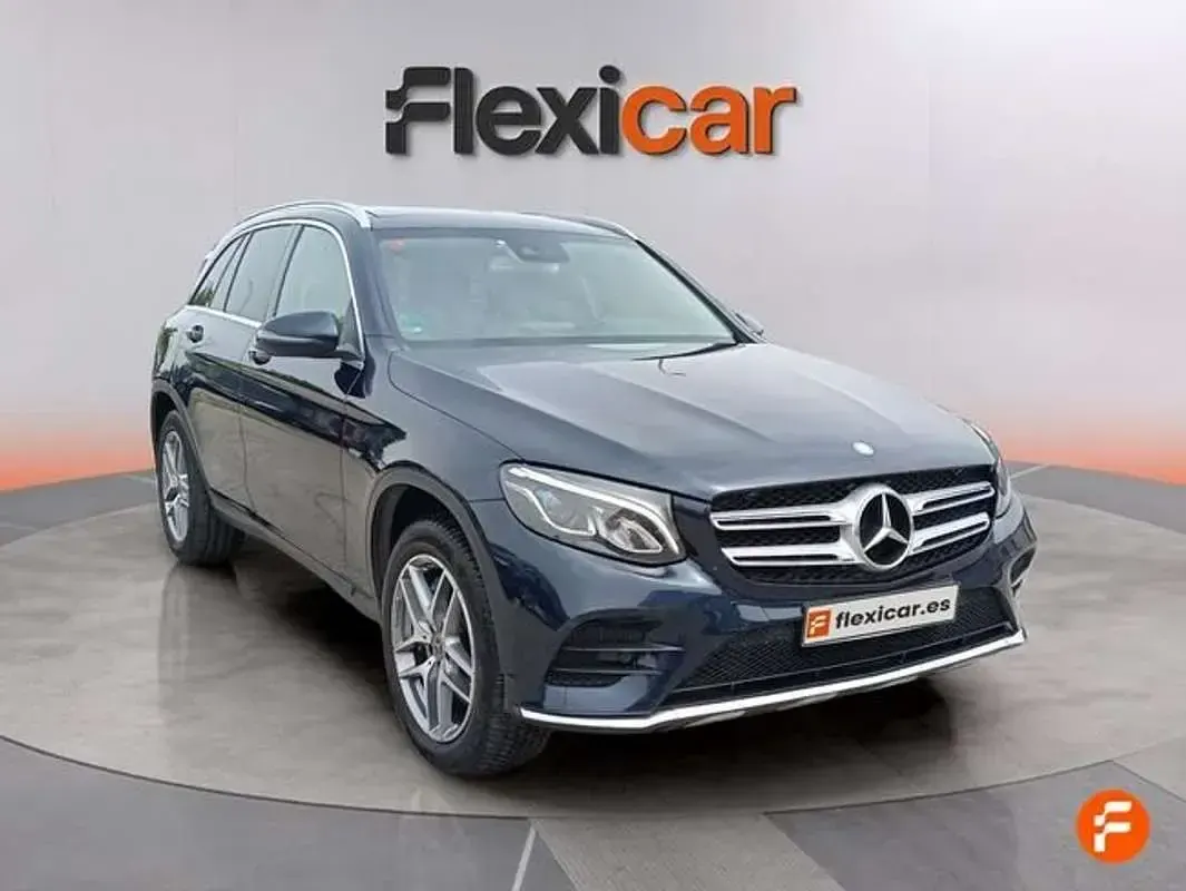 Usado Mercedes GLC350 211 CV (155 kW) 2017 Azul Familiar