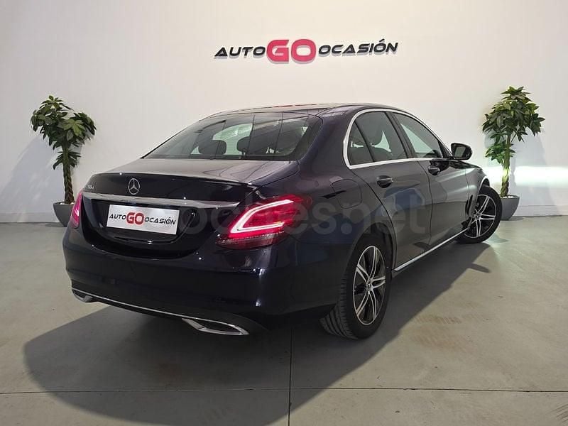 Usado Mercedes C200 150 CV (110 kW) 2018 Azul Berlina