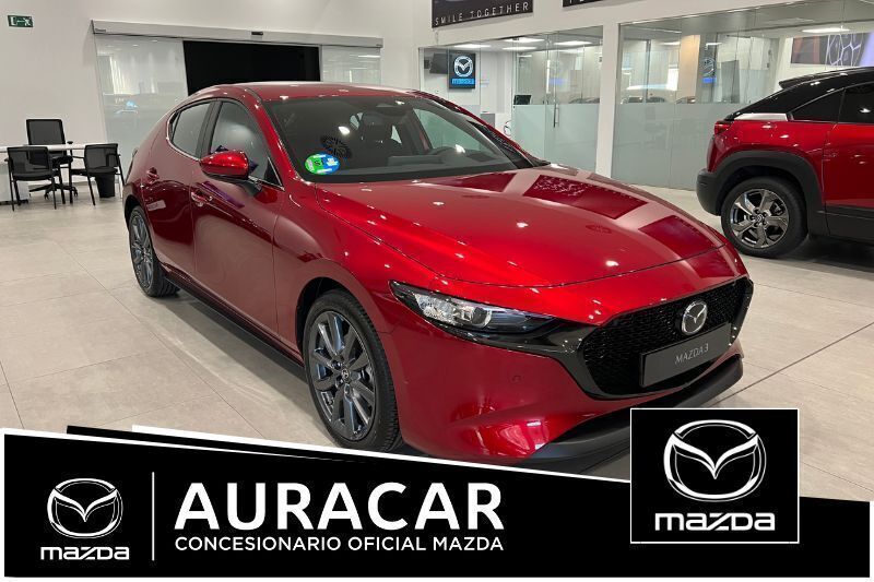 Rojo Nuevo 2025 Mazda 3 Prime-Line Berlina | 28.900 € (Un poco caro) - Imagen 1/4