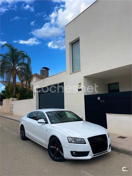 Blanco Usado 2011 Audi A5 Sportback S-Line Berlina | 12.500 € (Precio justo) - Imagen 1/4