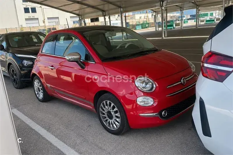Usado Fiat 500 Lounge 69 CV (50 kW) 2019 Rojo Berlina