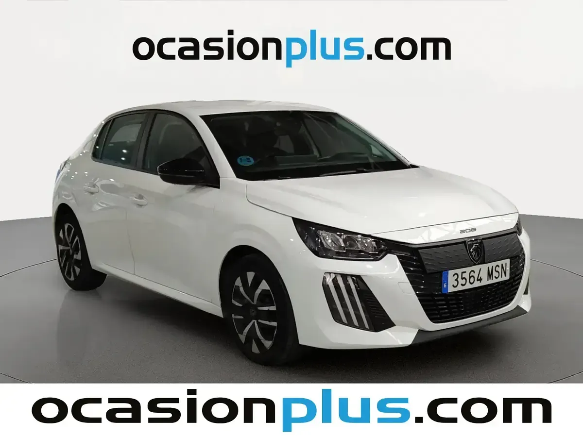 Usado Peugeot 208 Active 100 CV (73 kW) 2024 Blanco Utilitario