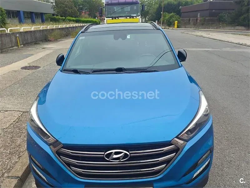 Usado Hyundai Tucson GO! 136 CV (100 kW) 2018 Azul SUV