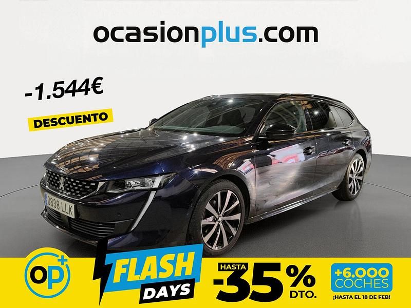 Usado Peugeot 508 GT-line 130 CV (95 kW) 2020 Azul Familiar