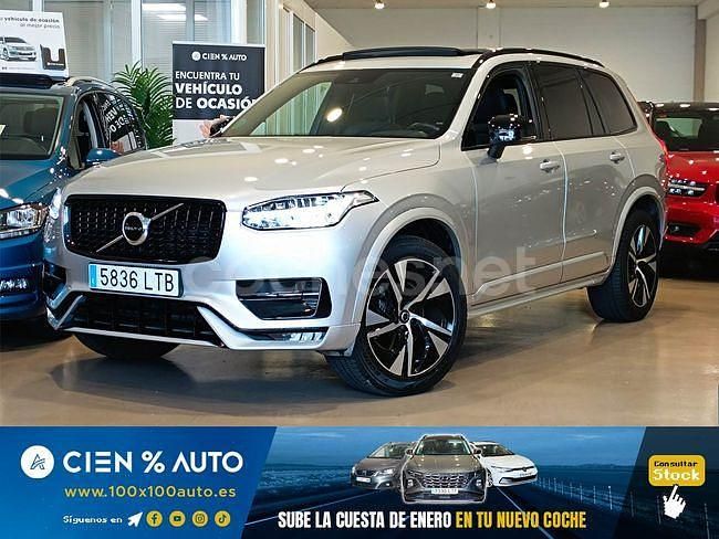 Gris / plata Usado 2021 Volvo XC90 R-Design SUV | 48.900 € (Caro) - Imagen 1/4