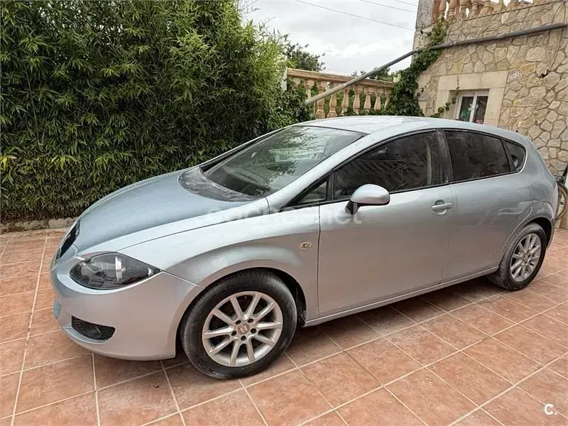 Usado Seat Leon Ecomotive 105 CV (77 kW) 2008 Gris / plata Utilitario