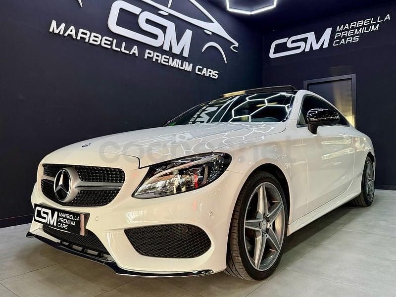 Usado Mercedes C200 184 CV (135 kW) 2016 Blanco Coupe