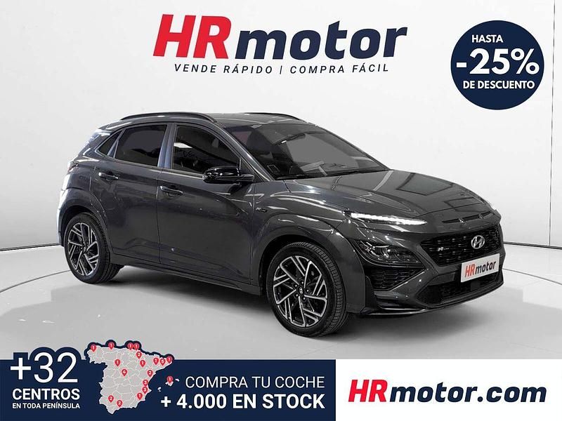 Usado Hyundai Kona N Line 120 CV (88 kW) 2023 Negro SUV