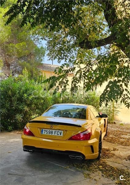 Usado Mercedes SL500 306 CV (225 kW) 2002 Amarillo Descapotable