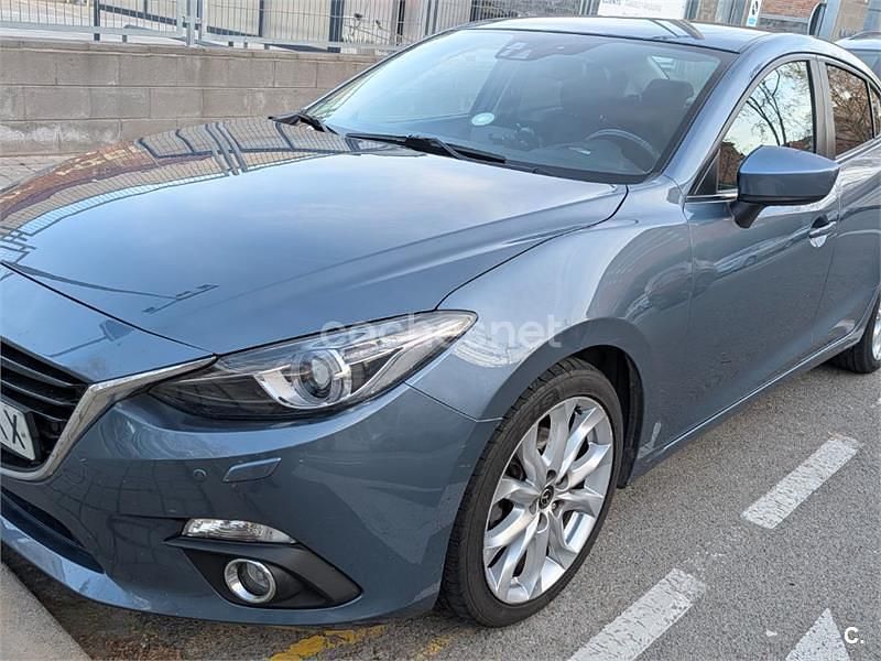 Usado Mazda 3 Luxury 150 CV (110 kW) 2014 Azul Berlina