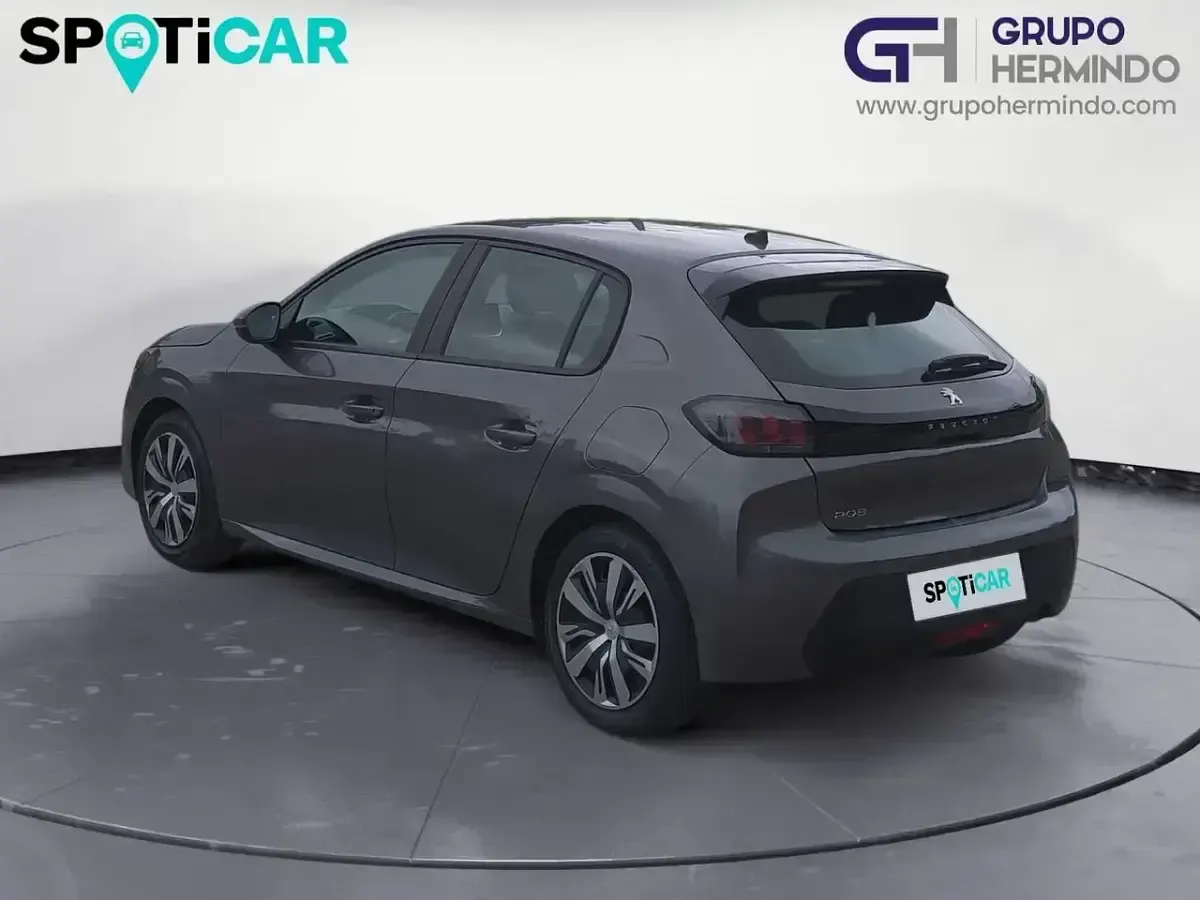 Usado Peugeot 208 Active 75 CV (55 kW) 2021 Gris / plata Utilitario