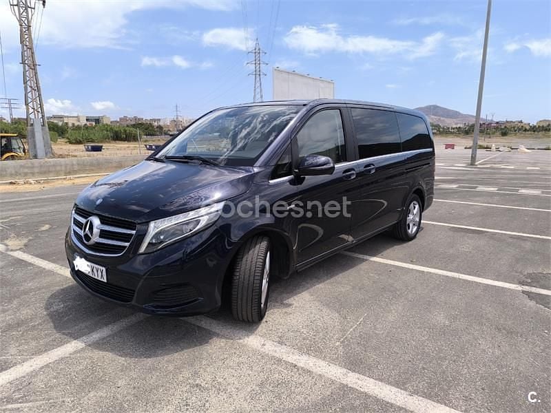 Azul Usado 2019 Mercedes V250 Avantgarde Monovolumen | 46.500 € (Precio justo) - Imagen 1/4