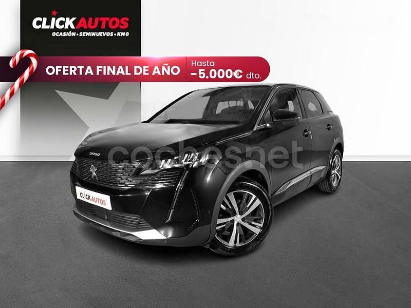 Negro Usado 2023 Peugeot 3008 Allure SUV | 22.950 € (Precio justo) - Imagen 1/4