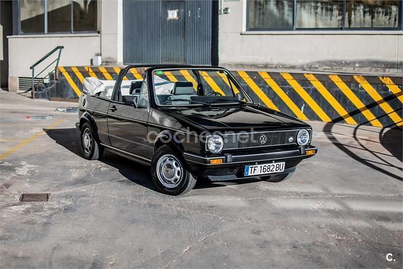 Usado VW Golf Cabriolet 100 CV (73 kW) 1998 Negro Descapotable