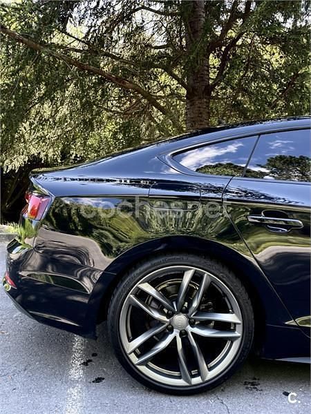 Usado Audi A5 Sportback Sport 190 CV (139 kW) 2017 Negro Utilitario