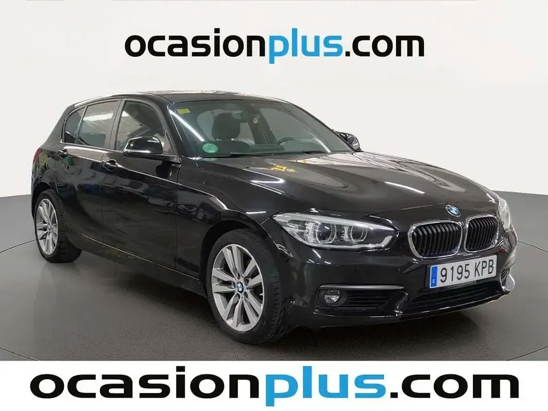 Usado BMW 118 136 CV (100 kW) 2018 Negro Utilitario