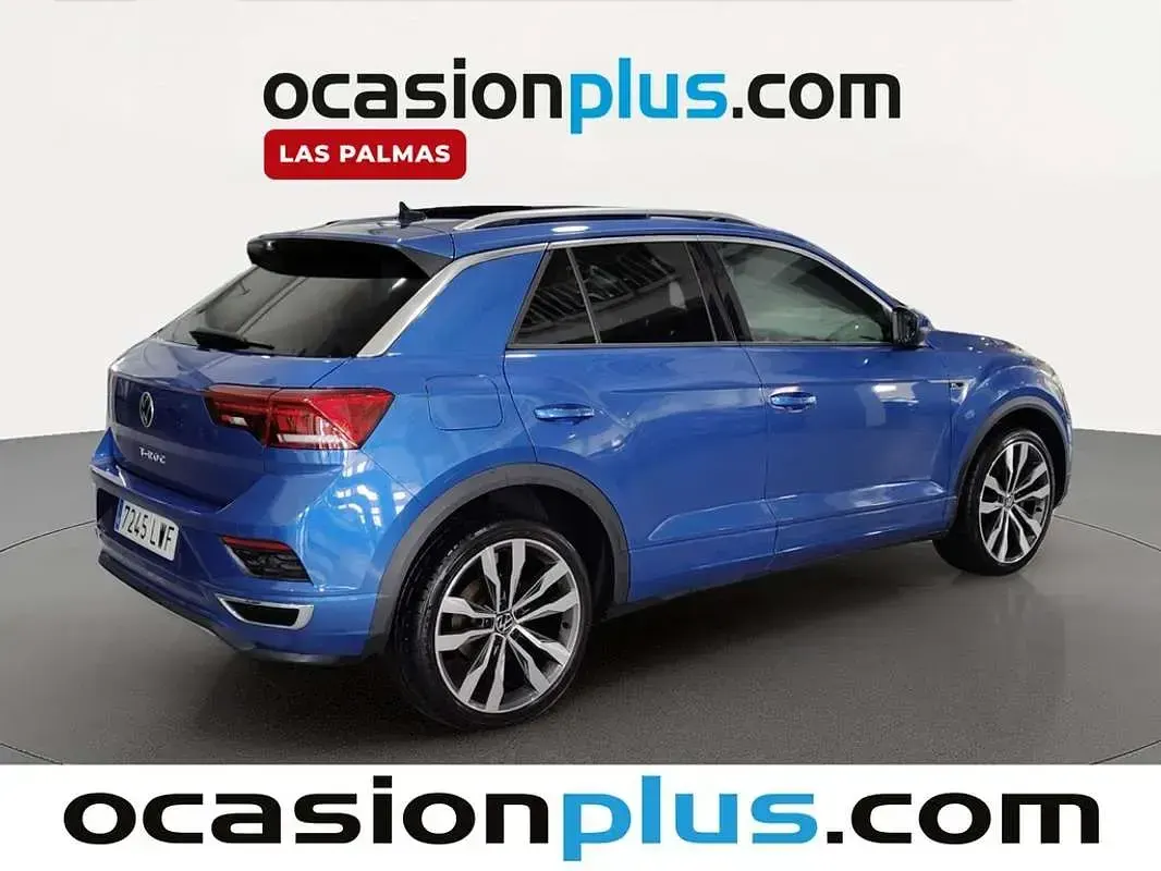 Begagnad VW T-Roc R-line 150 HK (110 kW) 2022 Blå SUV