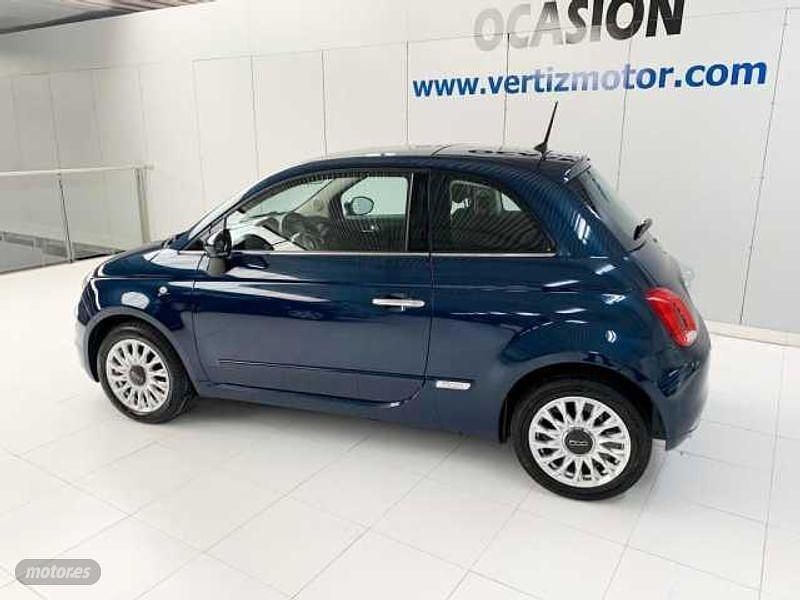 Usado Fiat 500 Lounge 69 CV (50 kW) 2018 Azul Utilitario