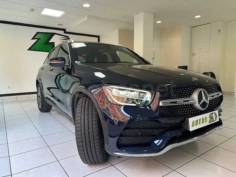 Usado Mercedes GLC220 194 CV (142 kW) 2021 Azul SUV