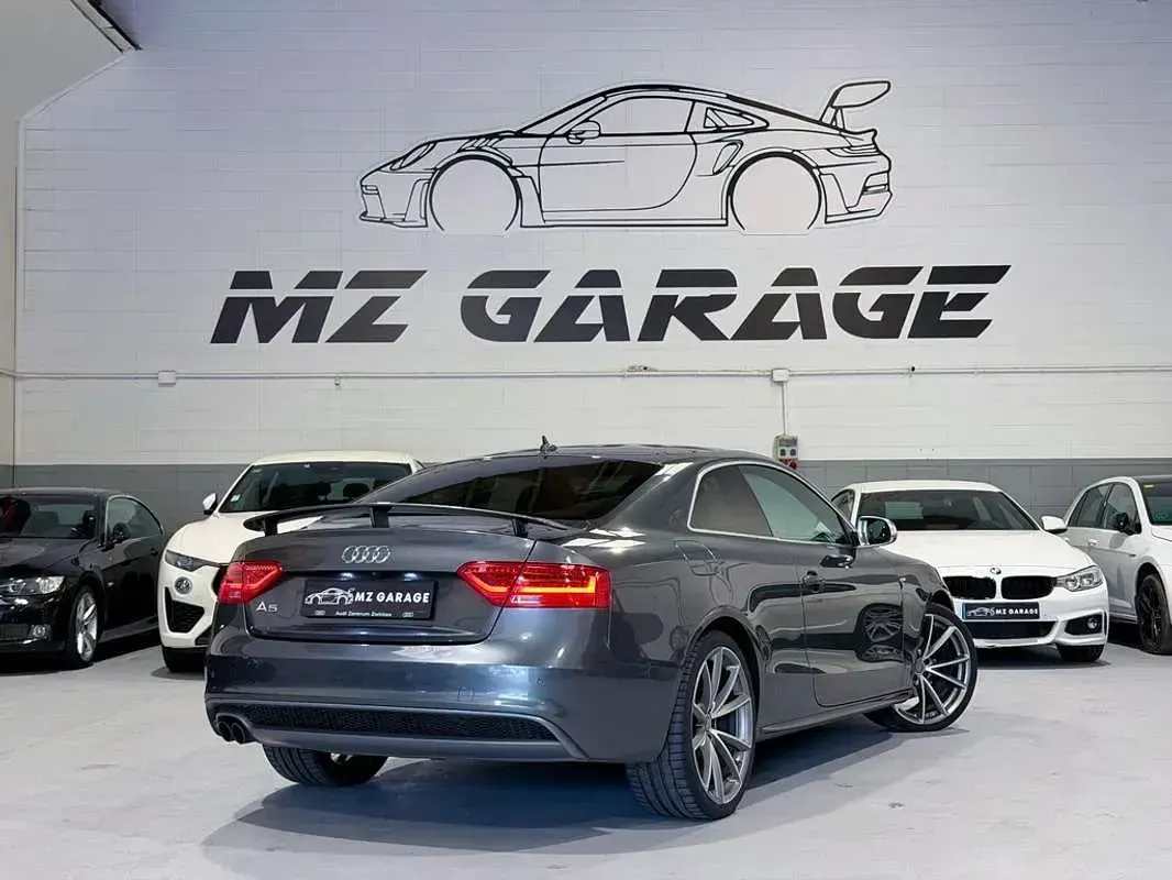 Usado Audi A5 S-Line 225 CV (165 kW) 2014 Gris Coupe