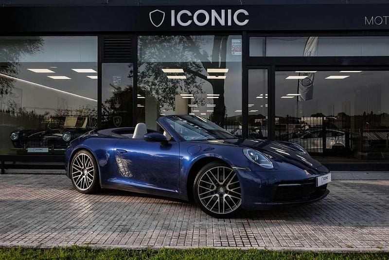 Azul Usado 2022 Porsche 911 Carrera 4 Cabriolet Descapotable | 139.900 € - Imagen 1/4
