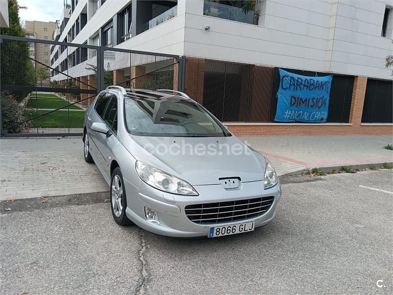 Gris / plata Usado 2009 Peugeot 407 Premium Familiar | 3299 € (Buen precio) - Imagen 1/4