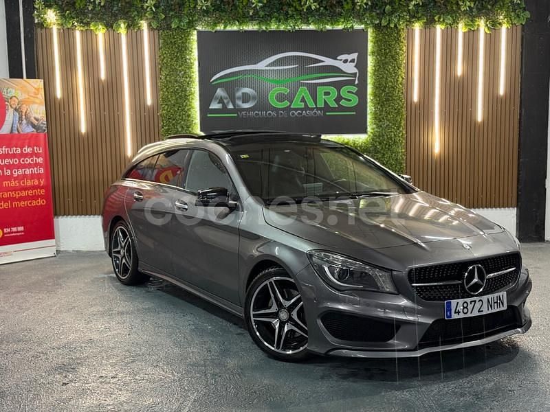 Gris / plata Usado 2016 Mercedes CLA220 Shooting Brake AMG line Familiar | 17.990 € (Buen precio) - Imagen 1/4