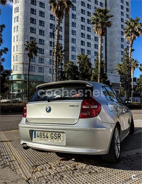 Usado BMW 116 M Sport 115 HP (84 kW) 2009 Cinzento Citadino