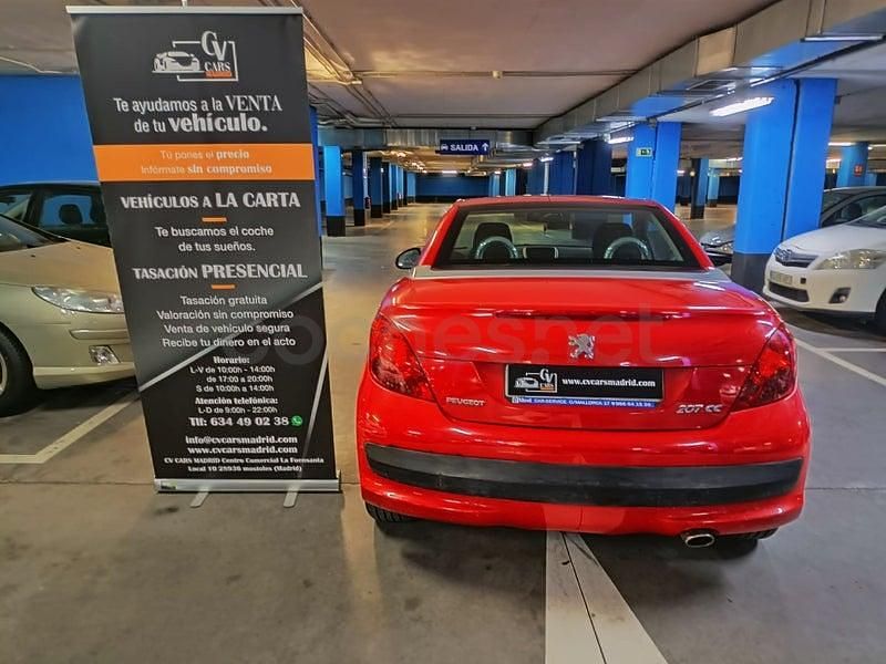 Usado Peugeot 207 CC Sport 150 CV (110 kW) 2007 Rojo Descapotable
