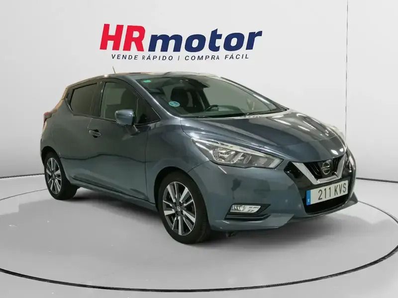 Gris Usado 2017 Nissan Micra Visia+ Utilitario | 10.350 € (Precio justo) - Imagen 1/4