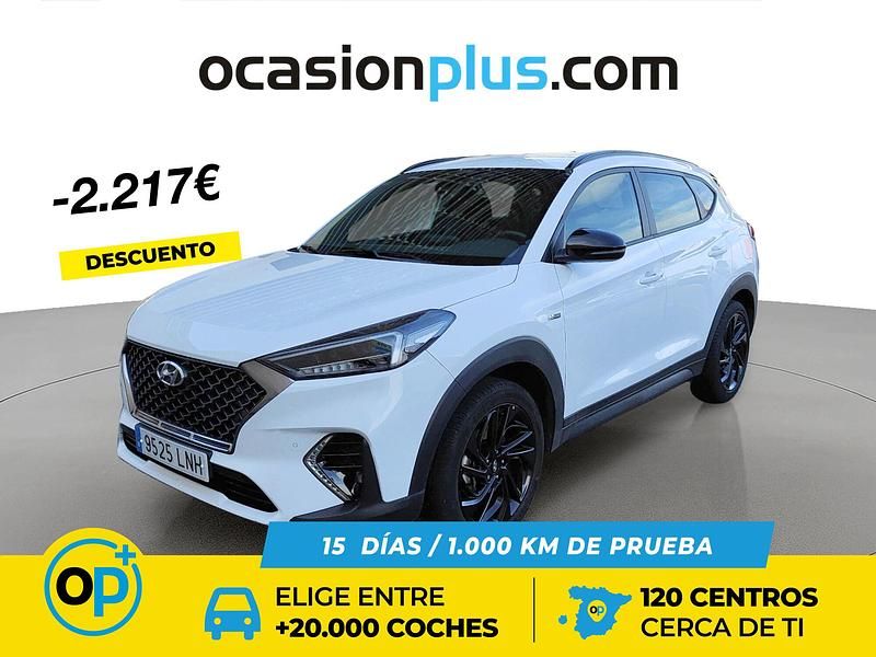 Usado Hyundai Tucson N Line 136 CV (100 kW) 2021 Blanco SUV