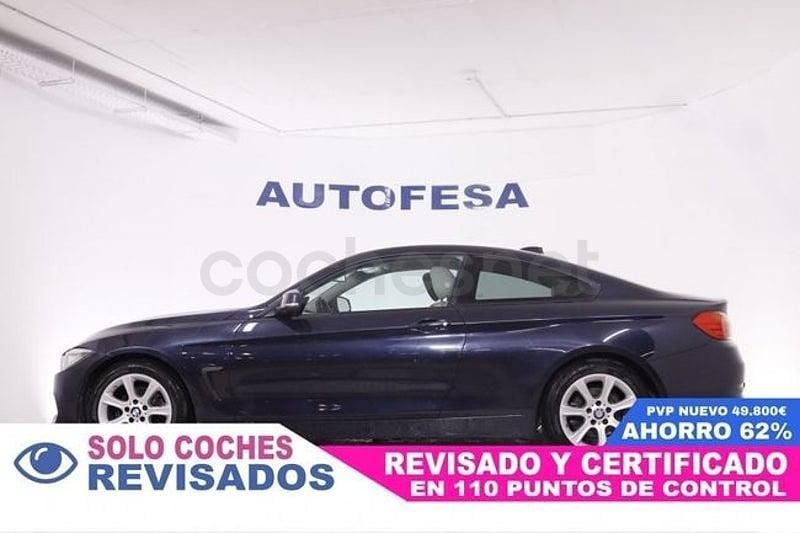 Usado BMW 420 184 CV (135 kW) 2015 Azul Coupe