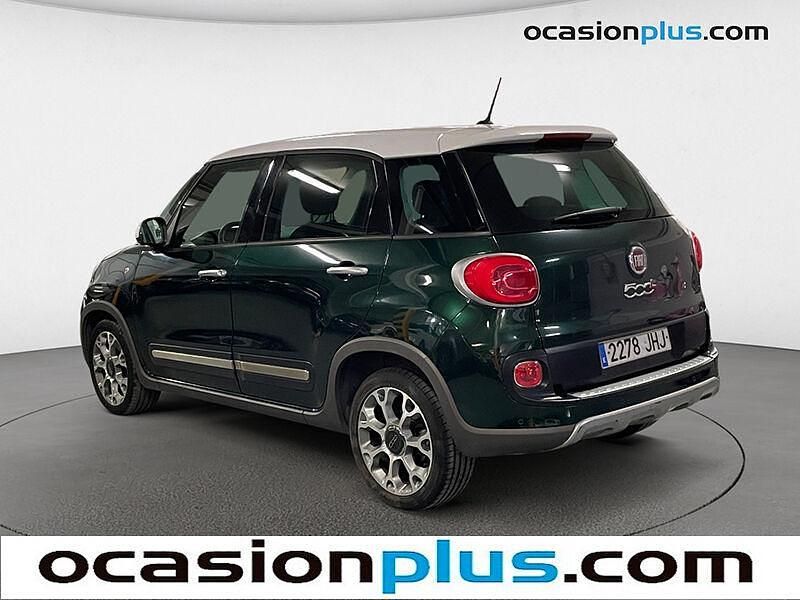 Usado Fiat 500L Trekking 105 CV (77 kW) 2015 Verde Monovolumen