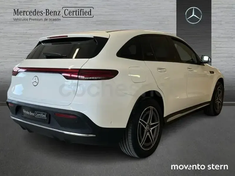Usado Mercedes EQC400 300 kW (408 CV) 2021 Blanco polar SUV