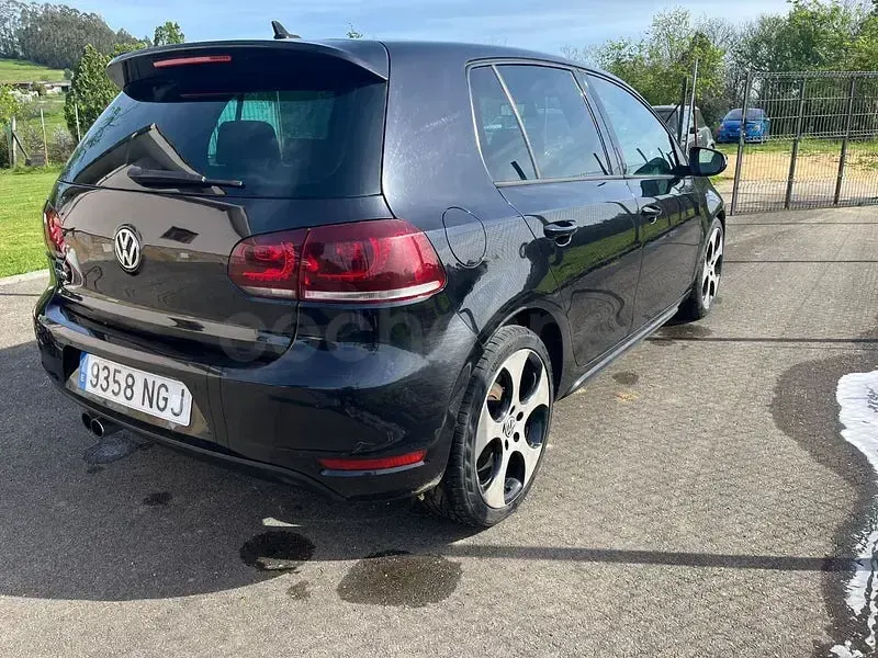 Usado VW Golf VI GTD 170 CV (125 kW) 2009 Negro Utilitario
