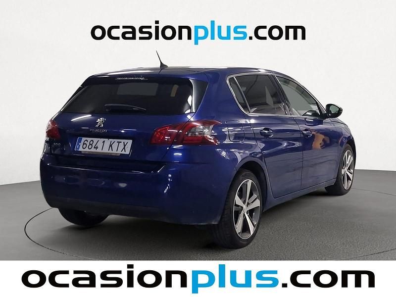 Usado Peugeot 308 Allure 131 CV (96 kW) 2019 Azul Utilitario