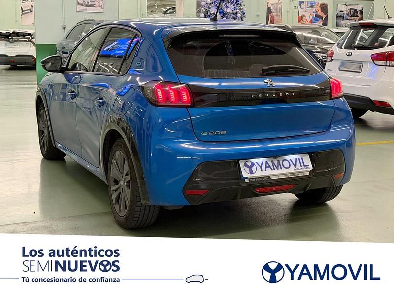 Usado Peugeot e-208 Allure 100 kW (136 CV) 2021 Azul Utilitario