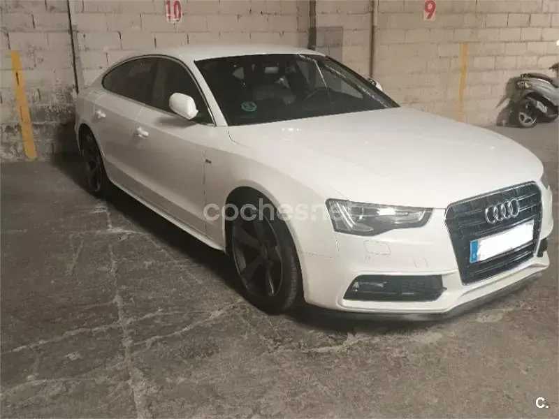 Usado Audi A5 Sportback S-Line 150 CV (110 kW) 2016 Blanco Utilitario