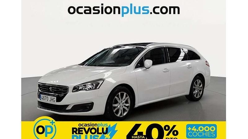 Usado Peugeot 508 SW Allure 150 CV (110 kW) 2015 Blanco Familiar