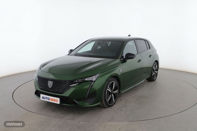 Verde Usado 2021 Peugeot 308 GT Berlina | 26.199 € (Precio justo) - Imagen 1/3