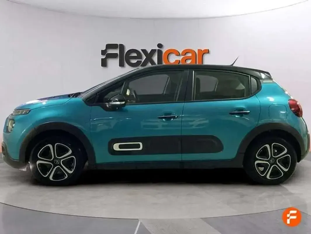 Usado Citroën C3 Feel 83 CV (61 kW) 2022 Azul Utilitario