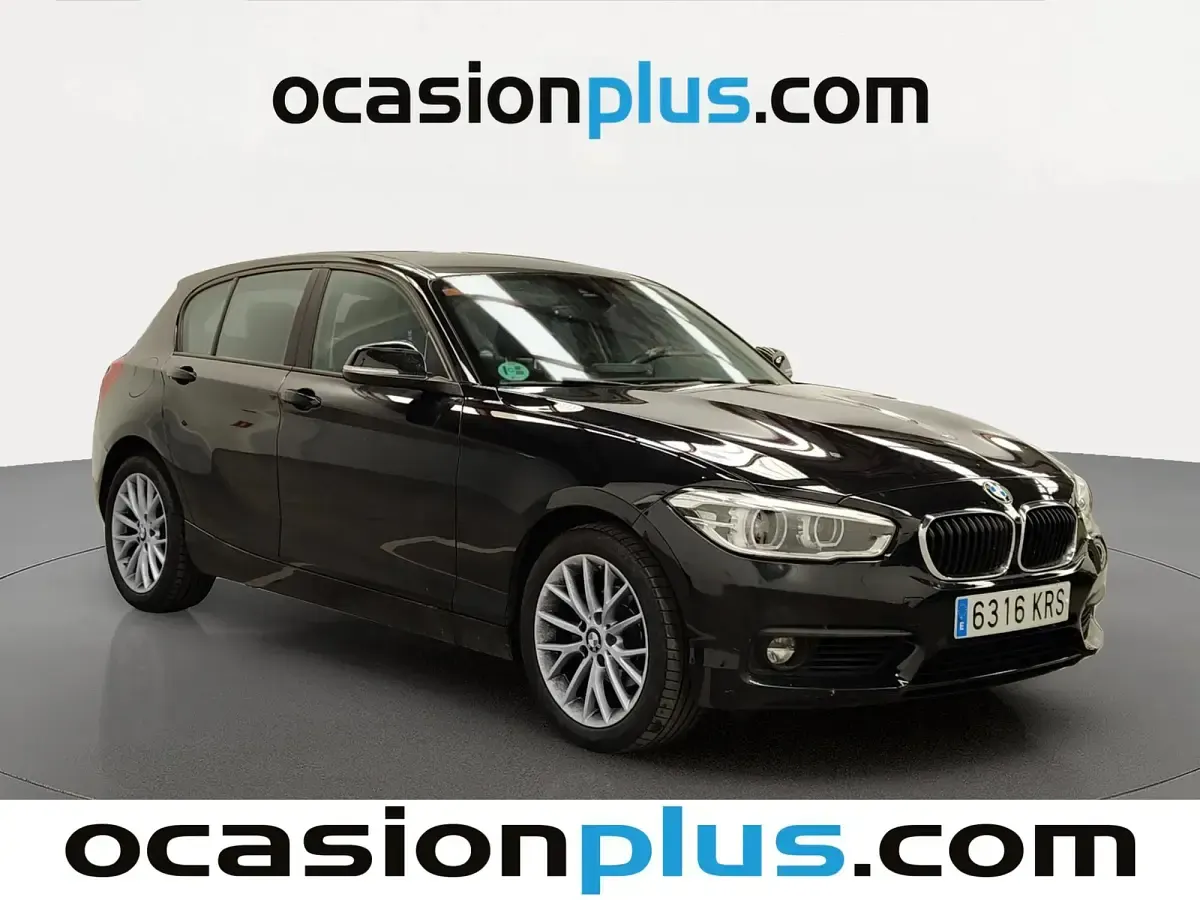 Usado BMW 118 150 CV (110 kW) 2018 Negro Utilitario