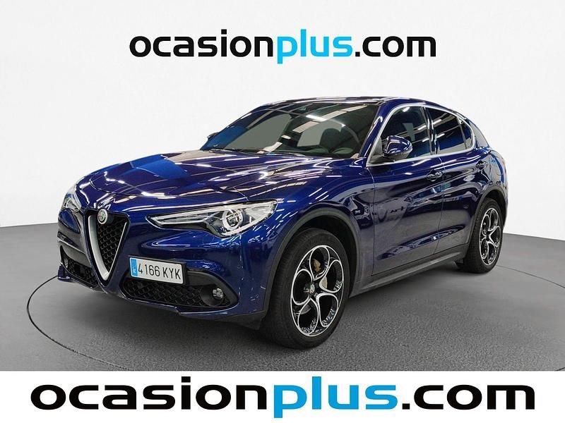 Azul Usado 2019 Alfa Romeo Stelvio Executive SUV | 26.728 € (Precio justo) - Imagen 1/4