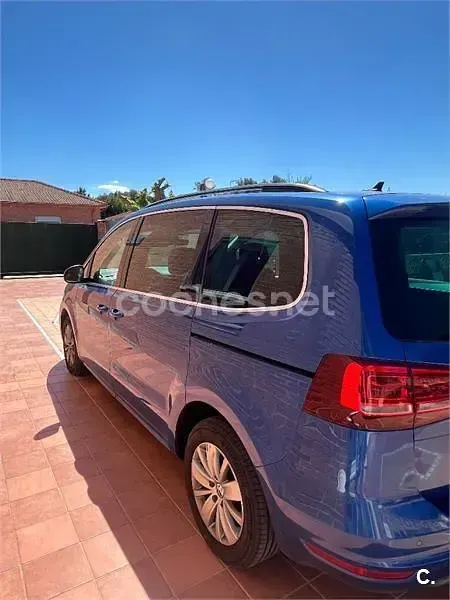 Usado VW Sharan Advance 150 CV (110 kW) 2019 Azul Monovolumen