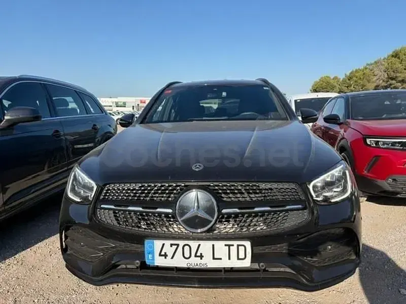 Usado Mercedes GLC220 194 CV (142 kW) 2021 Negro SUV