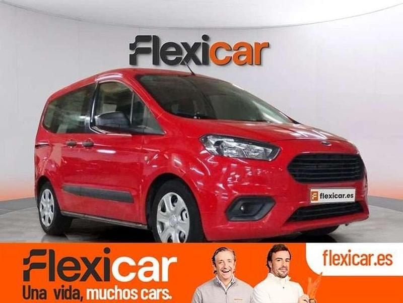 Rojo Usado 2019 Ford Tourneo Courier Ambiente Monovolumen | 10.490 € (Buen precio) - Imagen 1/4