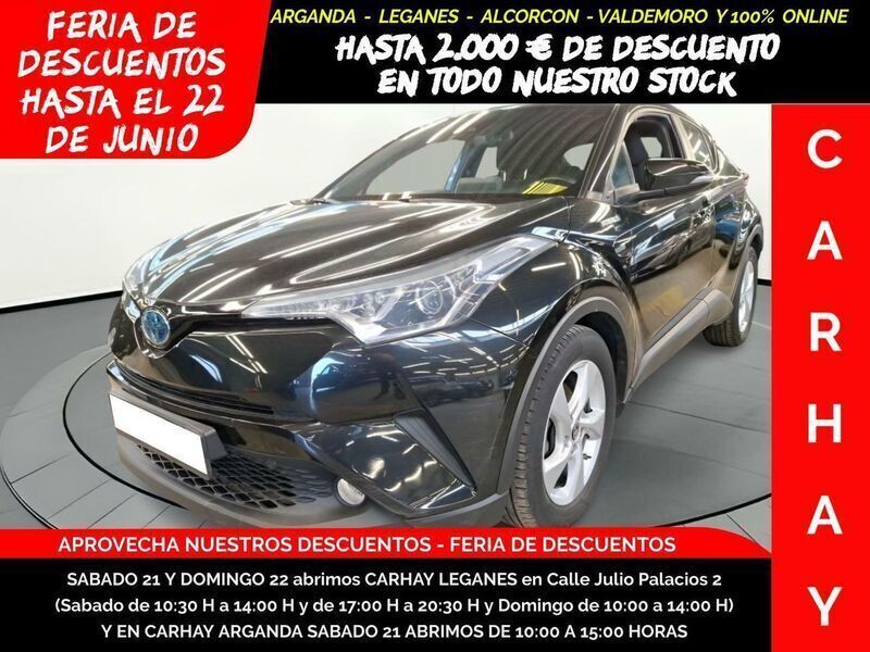 Negro Usado 2019 Toyota C-HR Advance SUV | 20.290 € (Buen precio) - Imagen 1/4