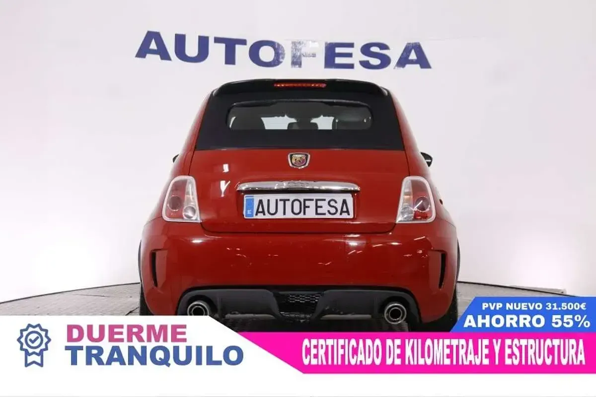 Usado Abarth 500C 140 CV (102 kW) 2016 Rojo Descapotable